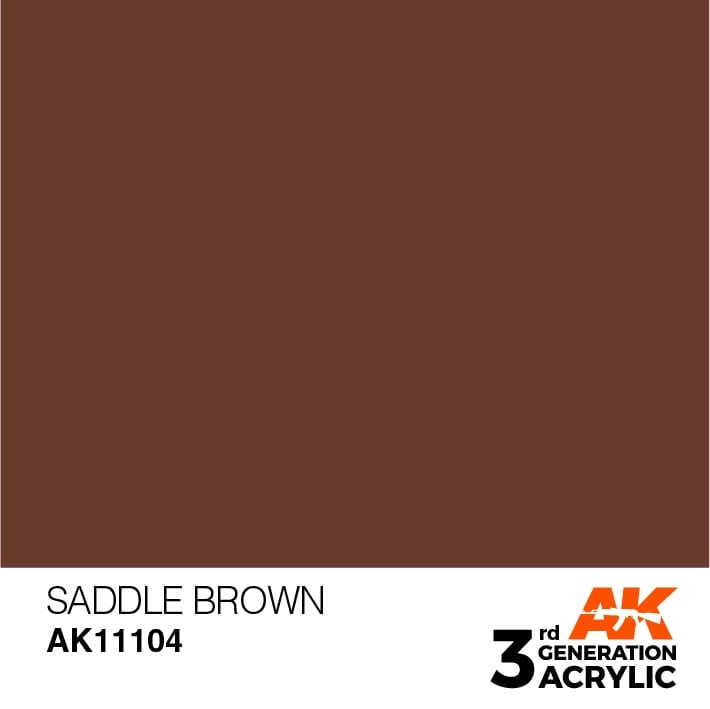 AK Interactive Acrylic Saddle Brown Standard 11104