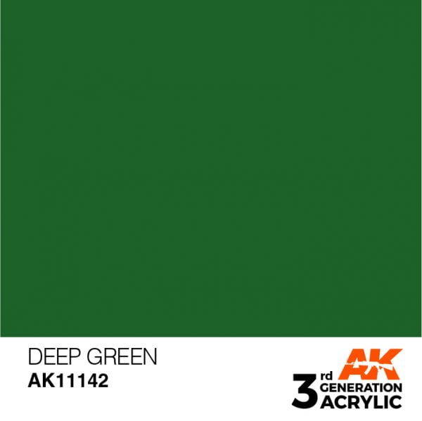 AK Interactive Acrylic Deep Green Intense 11142