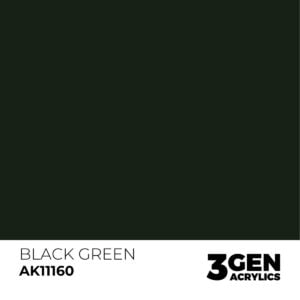 AK Interactive Acrylic Black Green Standard 11160