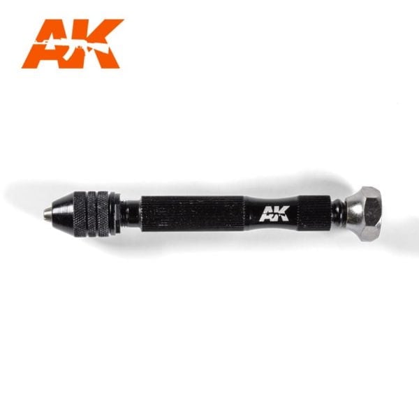AK Interactive Hand Drill Precision Pin Vise Bits Holds 0.2 to 3.4mm AKI 9006