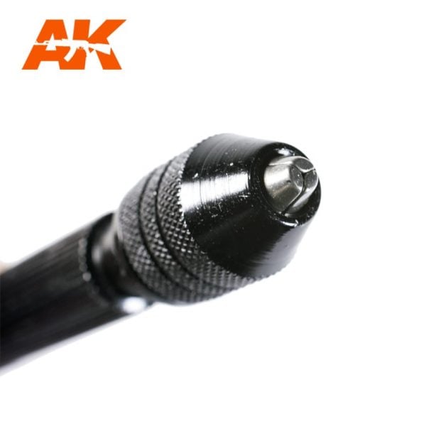 AK Interactive Hand Drill Precision Pin Vise Bits Holds 0.2 to 3.4mm AKI 9006