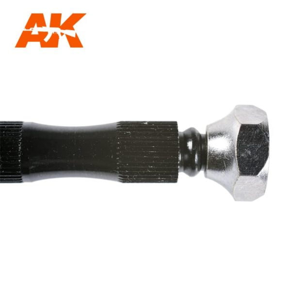 AK Interactive Hand Drill Precision Pin Vise Bits Holds 0.2 to 3.4mm AKI 9006