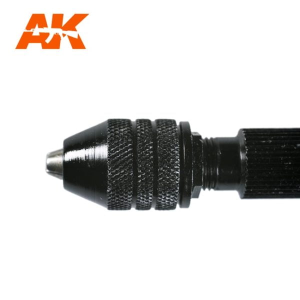 AK Interactive Hand Drill Precision Pin Vise Bits Holds 0.2 to 3.4mm AKI 9006