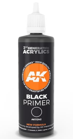 AK Interactive Black Primer 100ml 11242