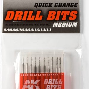 AK Interactive Drill Bits 0.4 to 1.3 AKI 9043