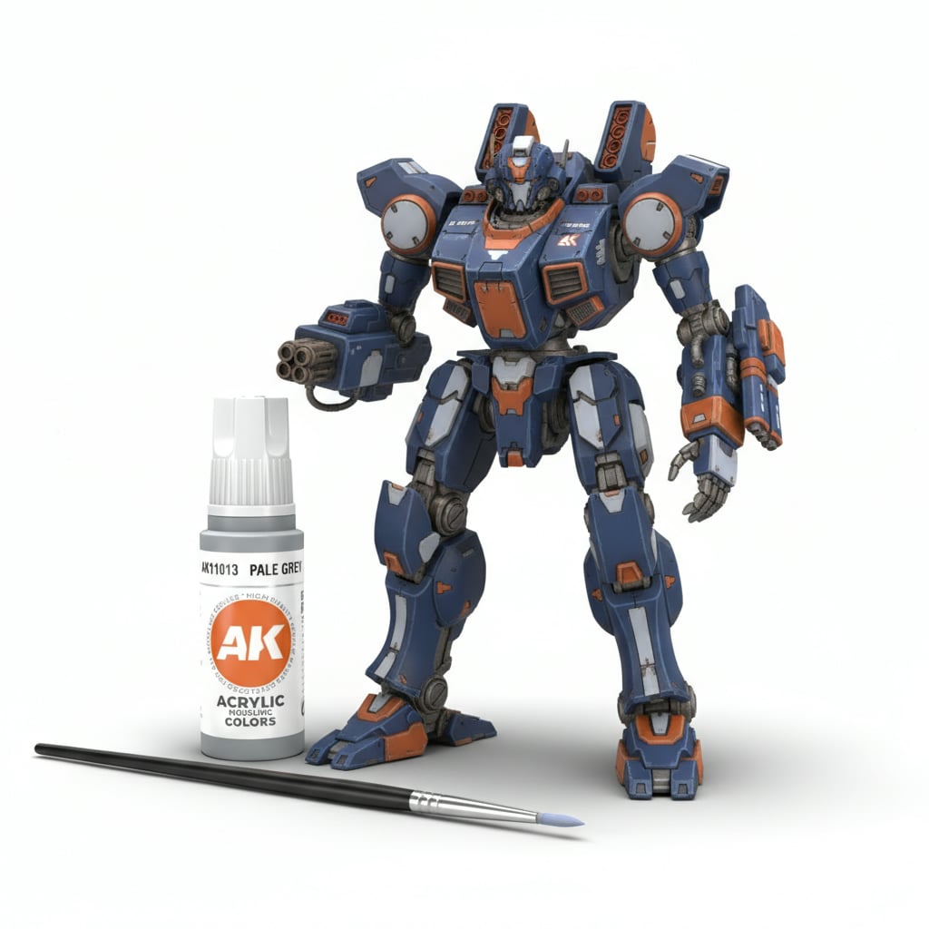 AK Interactive Acrylic Pale Grey Standard 11013