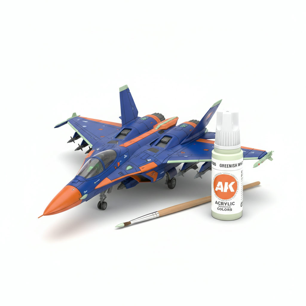 AK Interactive Acrylic Greenish White Standard 11005
