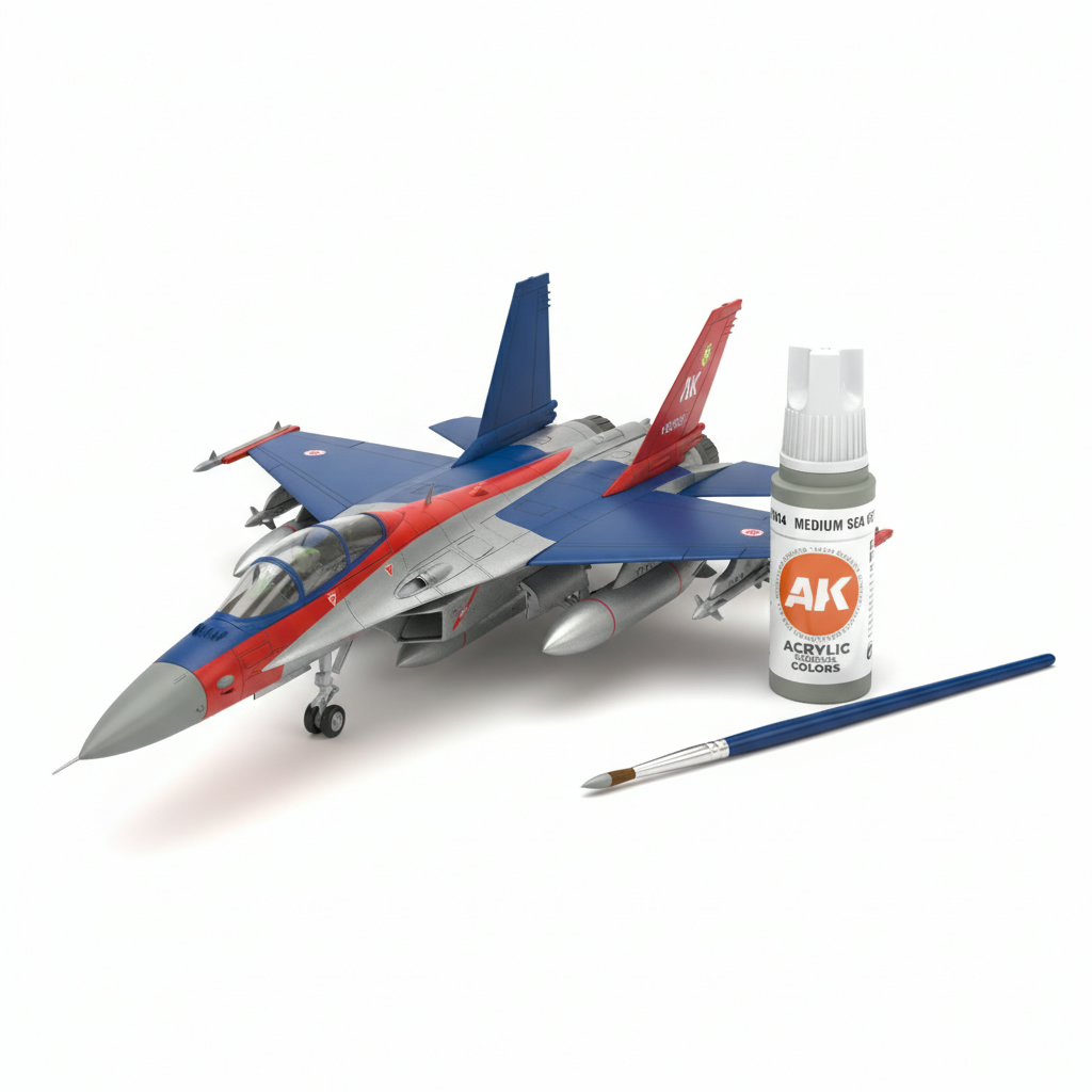 AK Interactive Acrylic Medium Sea Grey Standard 11014