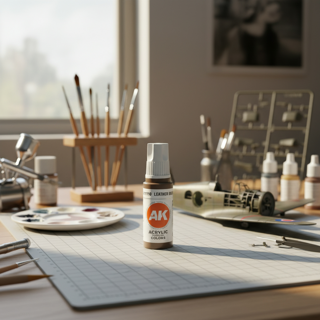AK Interactive Acrylic Leather Brown Standard 11110