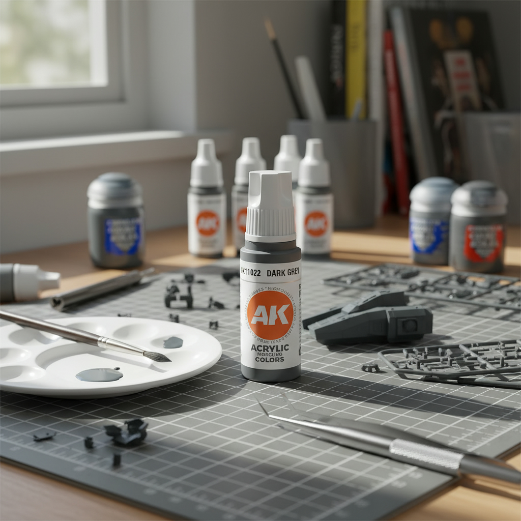 AK Interactive Acrylic Dark Grey Standard 11022