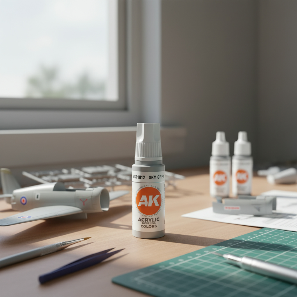 AK Interactive Acrylic Sky Grey Standard 11012