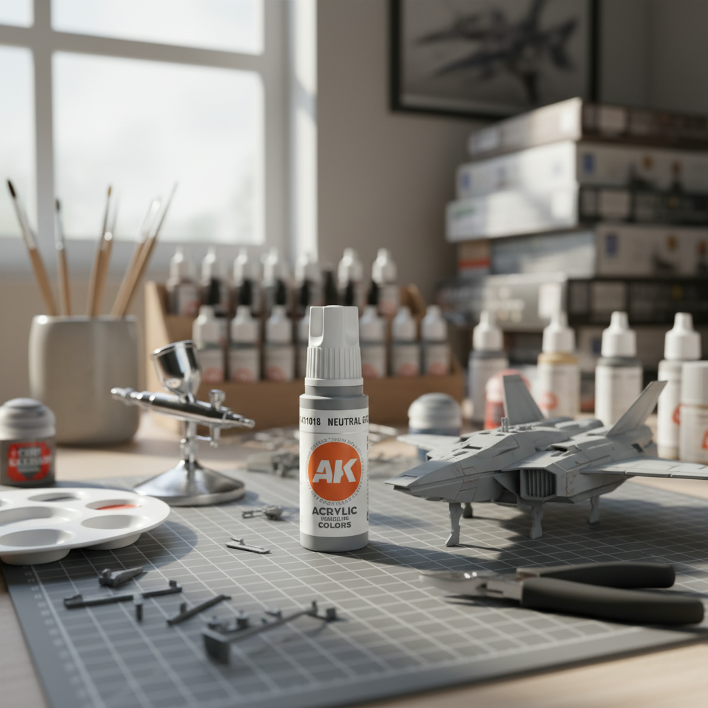 AK Interactive Acrylic Neutral Grey Standard 11018