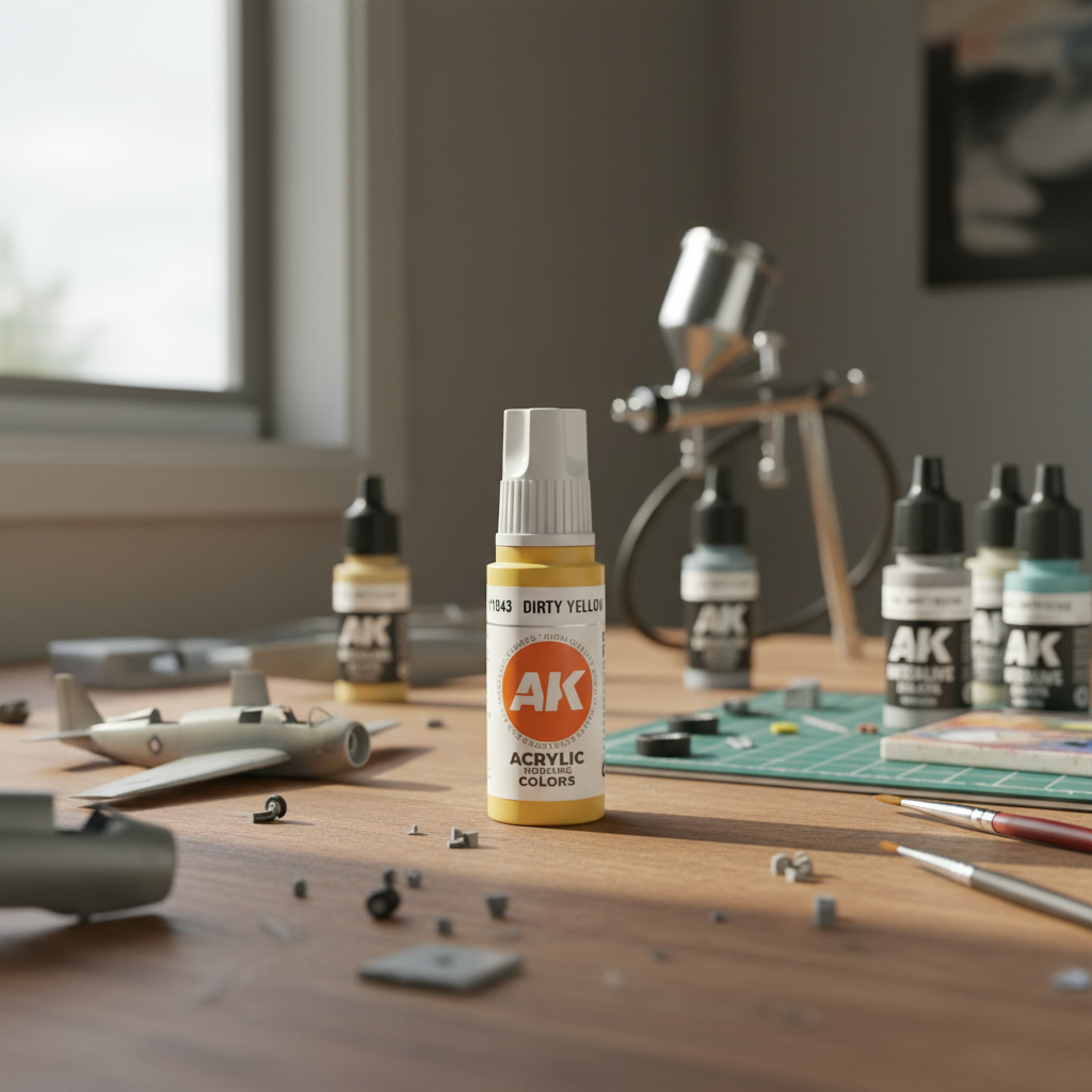AK Interactive Acrylic Dirty Yellow Standard 11043