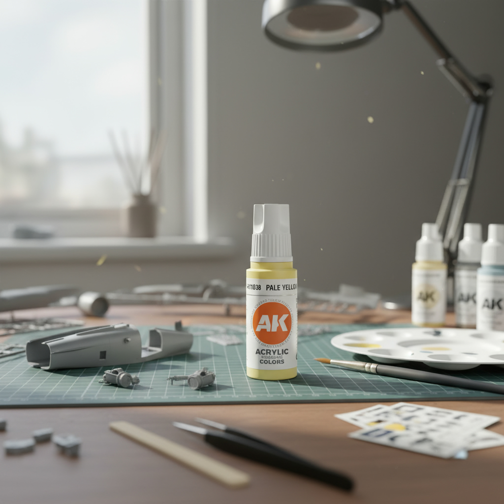AK Interactive Acrylic Pale Yellow Standard 11038