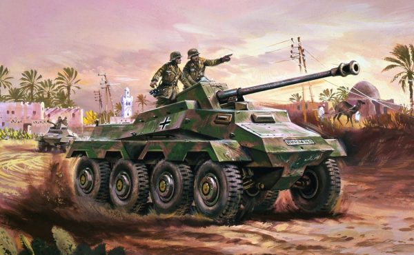 Airfix SDKFz.234 Armoured Car 1/76 Scale A01311V