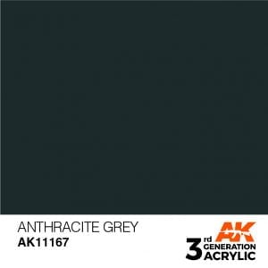 AK Interactive Acrylic Anthracite Standard 11167