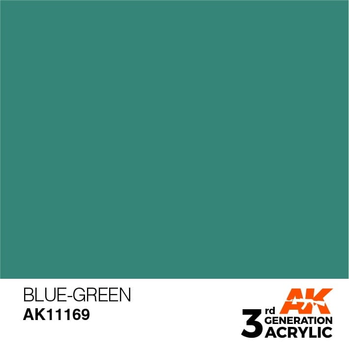 AK Interactive Acrylic Blue Green Standard 11169