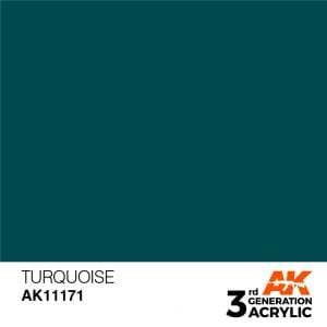 AK Interactive Acrylic Turquoise Standard 11171