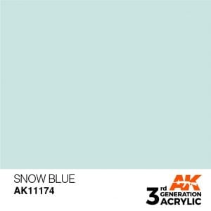 AK Interactive Acrylic Snow Blue Standard 11174