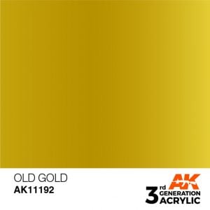 AK Interactive Acrylic Old Gold Metallic 11192