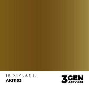 AK Interactive Acrylic Rusty Gold Metallic 11193
