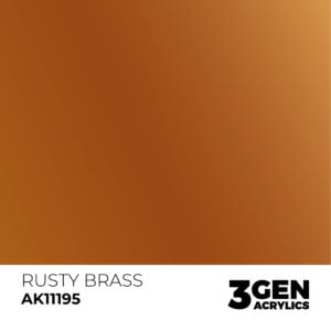 AK Interactive Acrylic Rusty Brass Metallic 11195