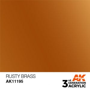 AK Interactive Acrylic Rusty Brass Metallic 11195