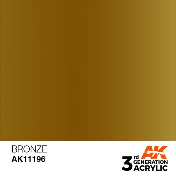 AK Interactive Acrylic Bronze Metallic 11196