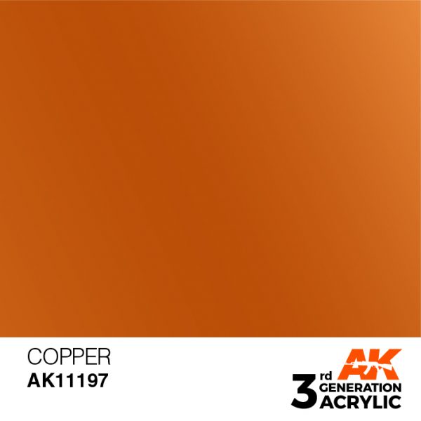 AK Interactive Acrylic Copper Metallic 11197