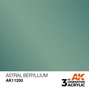 AK Interactive Acrylic Astral Beryllium Metallic 11200