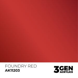 AK Interactive Acrylic Foundry Red Metallic 11203