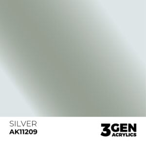 AK Interactive Acrylic Silver Metallic 11209