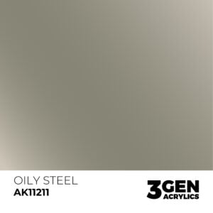 AK Interactive Acrylic Oily Steel Metallic 11211