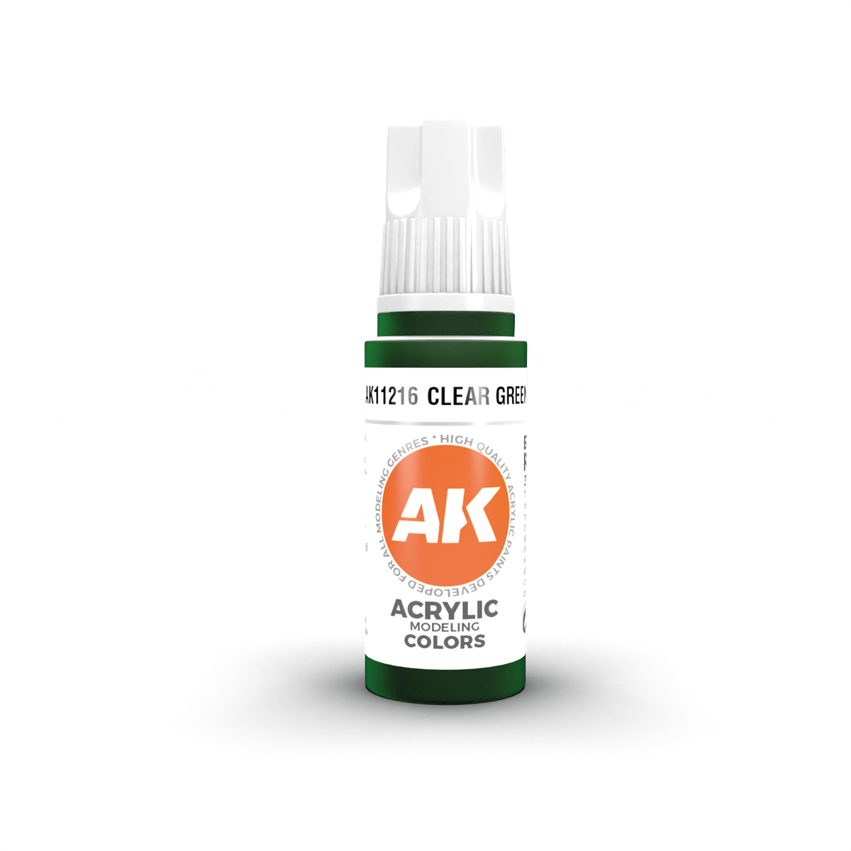 AK Interactive Acrylic Clear Green Standard 11216