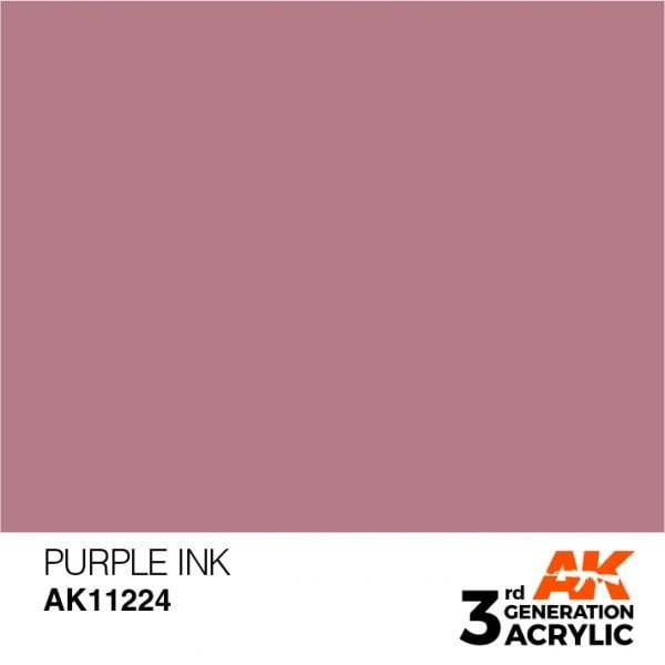 AK Interactive Acrylic Purple Ink 11224