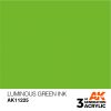 AK Interactive Acrylic Luminous Green Ink 11225