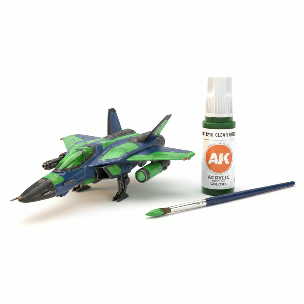 AK Interactive Acrylic Clear Green Standard 11216