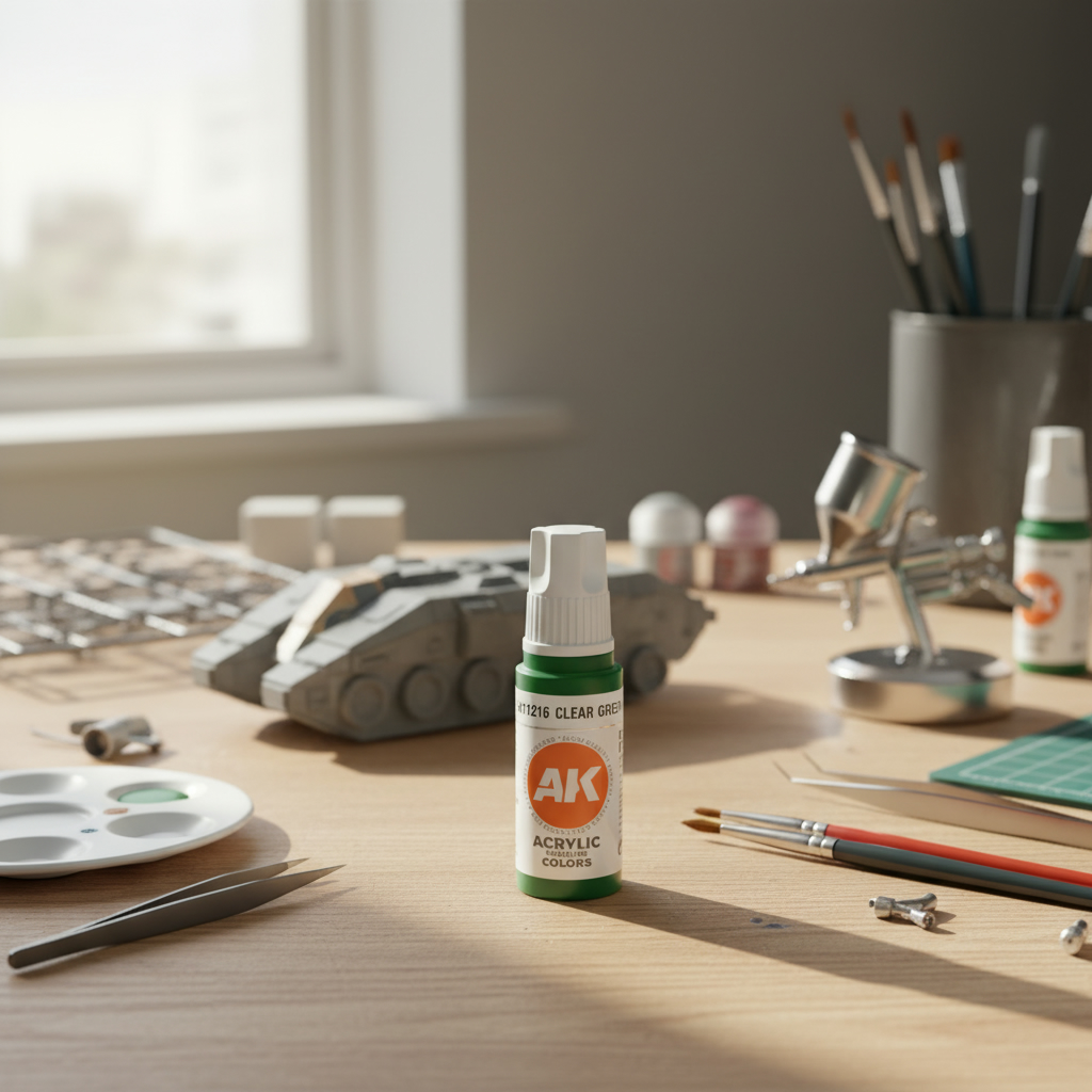 AK Interactive Acrylic Clear Green Standard 11216