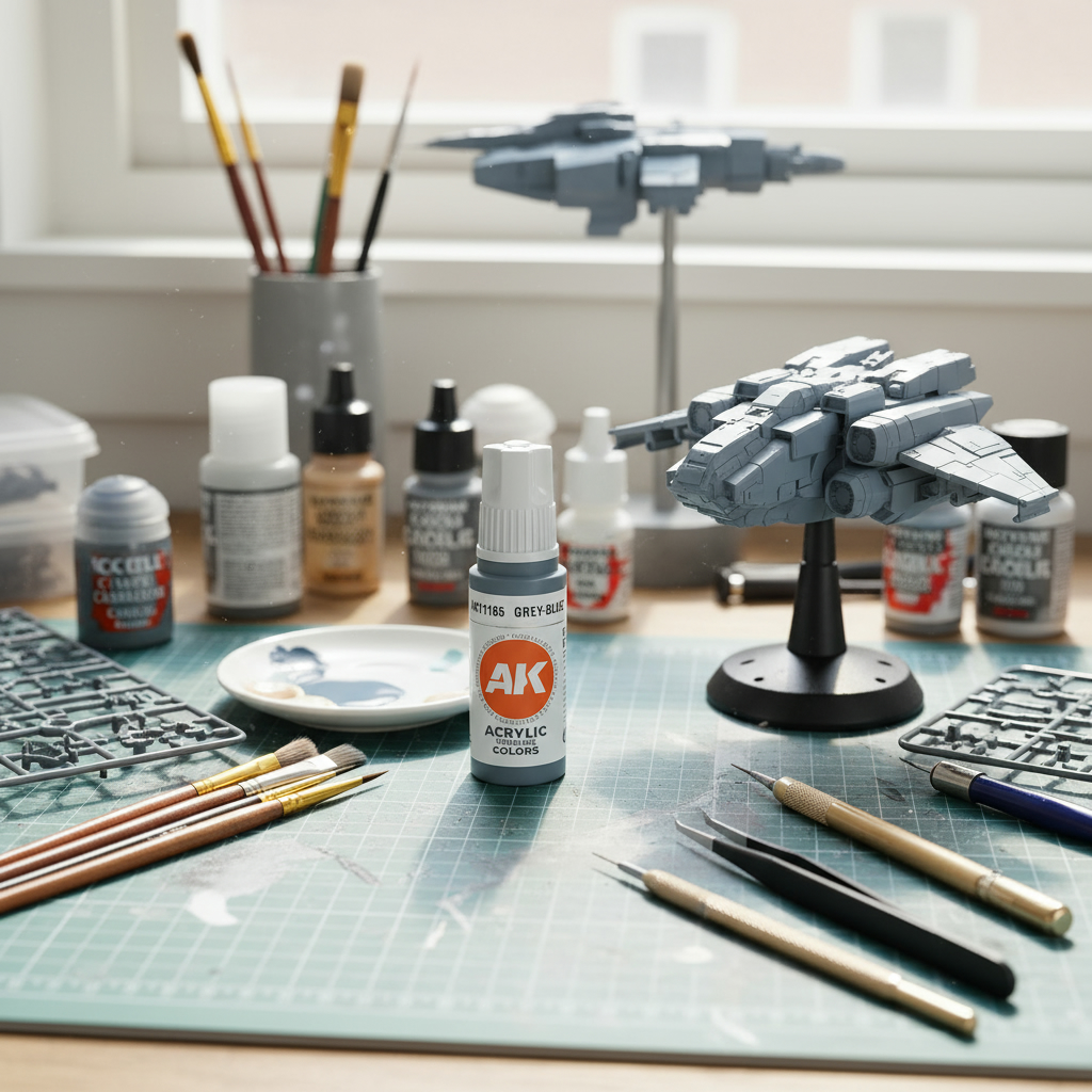 AK Interactive Acrylic Grey Blue Standard 11165