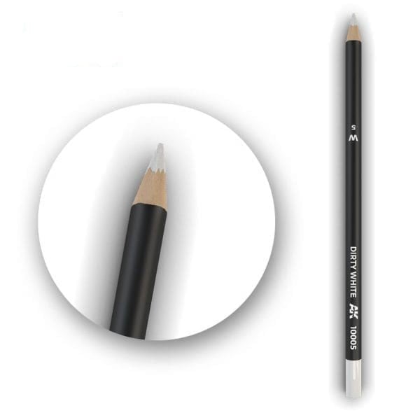 AK Interactive Watercolor Pencil Dirty White