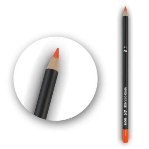 AK Interactive Watercolor Pencil Vivid Orange