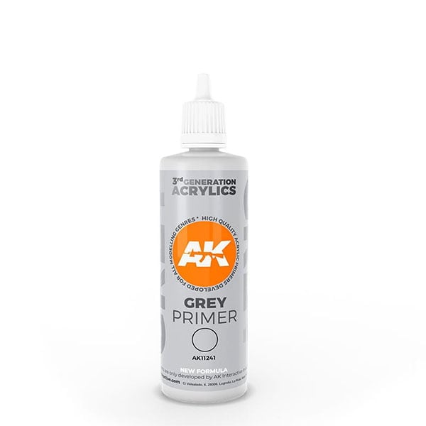 AK Interactive Grey Primer 100ml