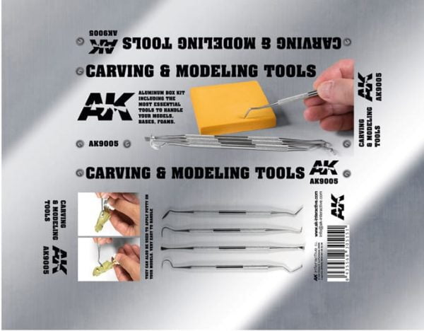 AK Interactive Carving Tools Deluxe Box AKI 9005