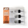 AK Interactive Paint Doser Bottles with Ball 100 ml Pack of 3