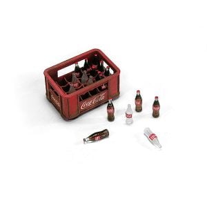 Doozy Case and Coco-Cola Bottles Plastic Kit 1/24 Scale