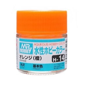 Mr Hobby Aqueous H14 Gloss Orange Primary