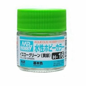 Mr Hobby Aqueous H16 Gloss Yellow Green Primary