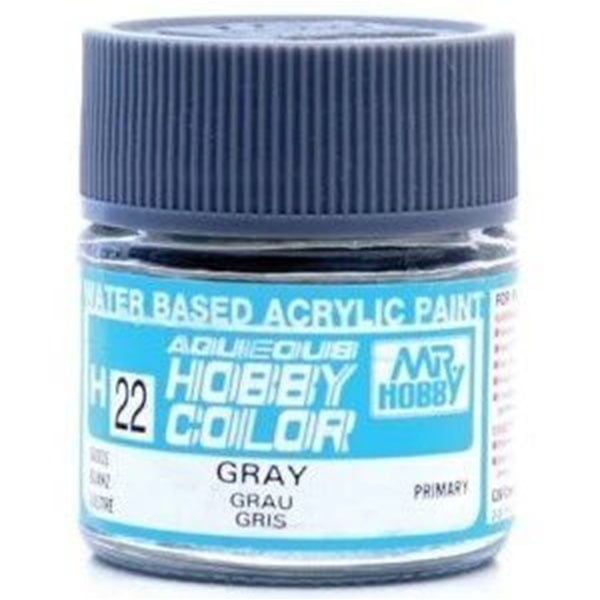 Mr Hobby Aqueous H22 Gloss Gray Primary