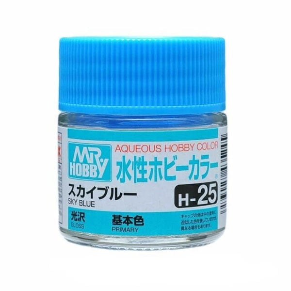 Mr Hobby Aqueous H25 Gloss Sky Blue Primary