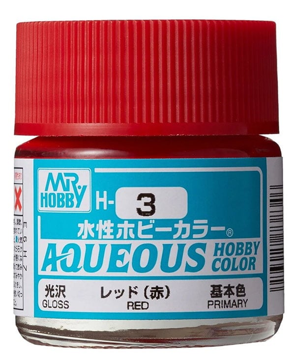 Mr Hobby Aqueous H3 Gloss Red Primary